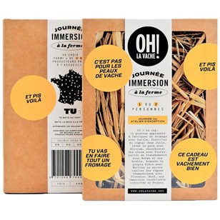 Carte cadeau pour Séjours Participatifs à la ferme - format coffret