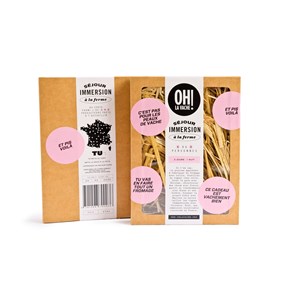 Carte cadeau pour Séjours Participatifs à la ferme - format coffret