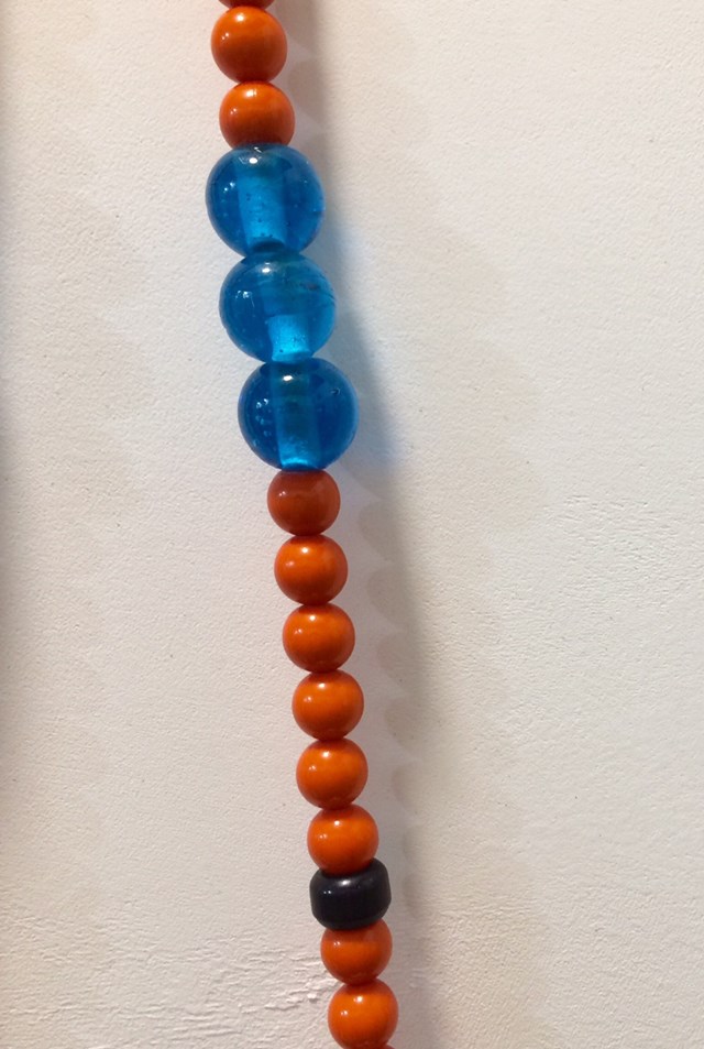 Grand collier "I feel Blue" 2