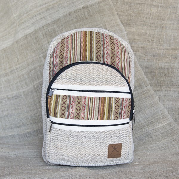 sac en chanvre éthique et écoresponsable fait main motifs ethniques