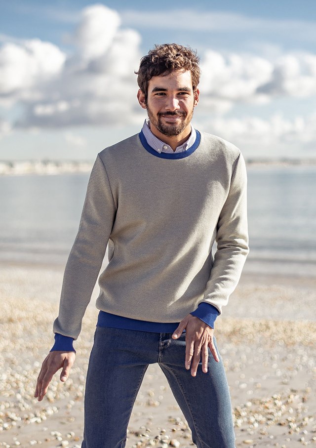 Pull VILLEGIATURE - Made in France - Coton Bio GOTS 3