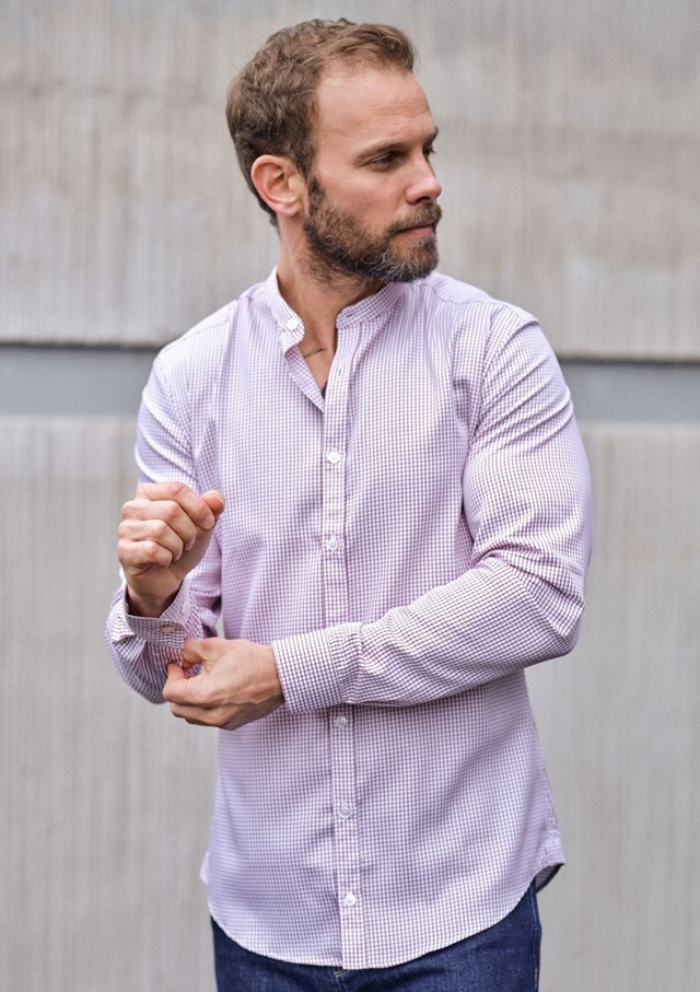 Chemise SAINT-PIERRE - Made in France - Col Mao 6