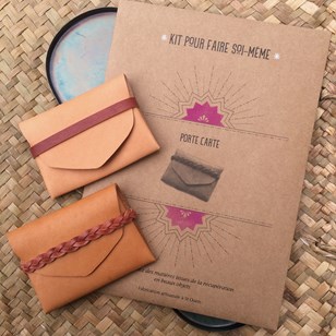 Kit DIY - Porte carte tresse