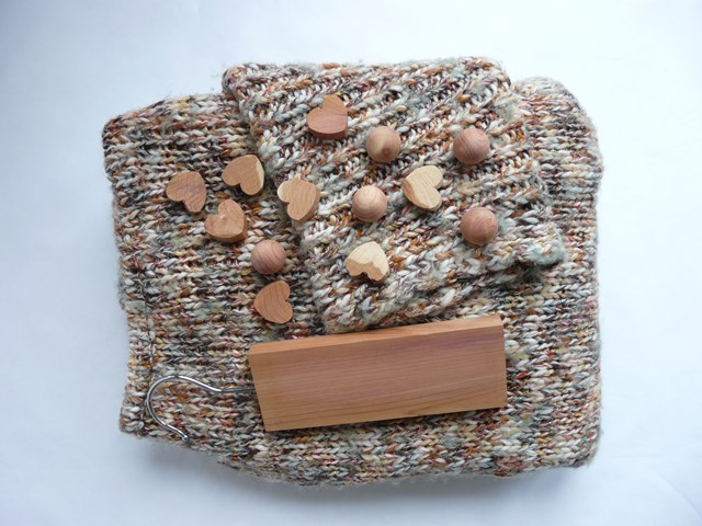 Coeurs anti-mites en Bois de Cèdre - x15  4