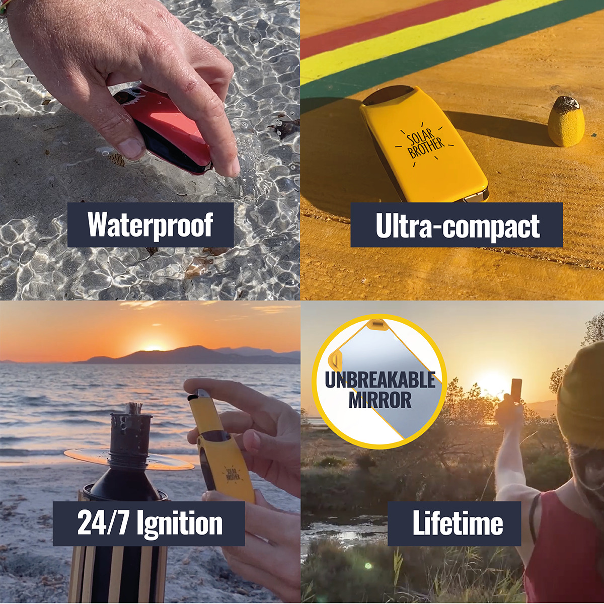 Briquet solaire - Suncase Gear - Nouvelle Version 11