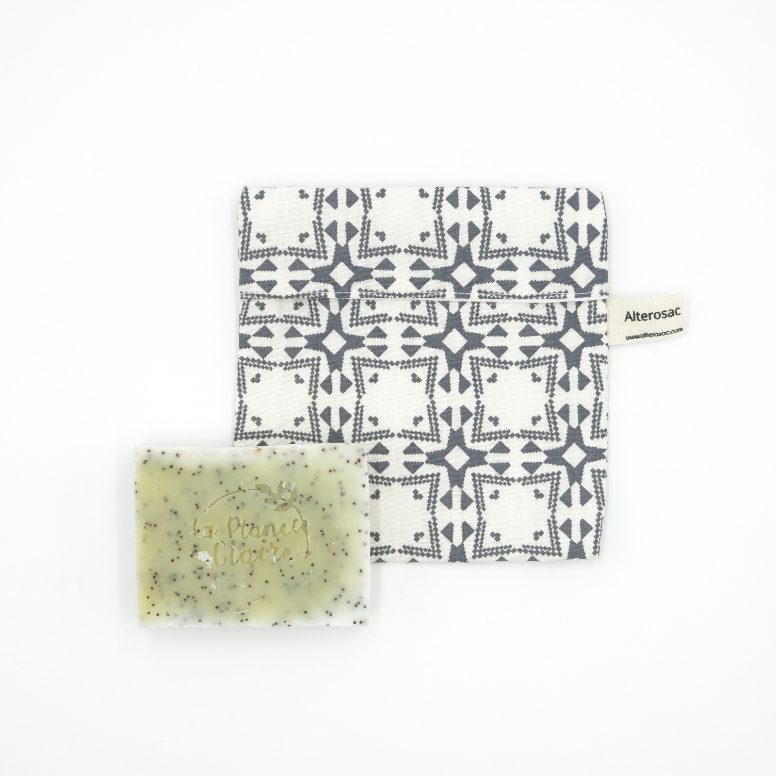 Pochette à savon en coton doublé  4