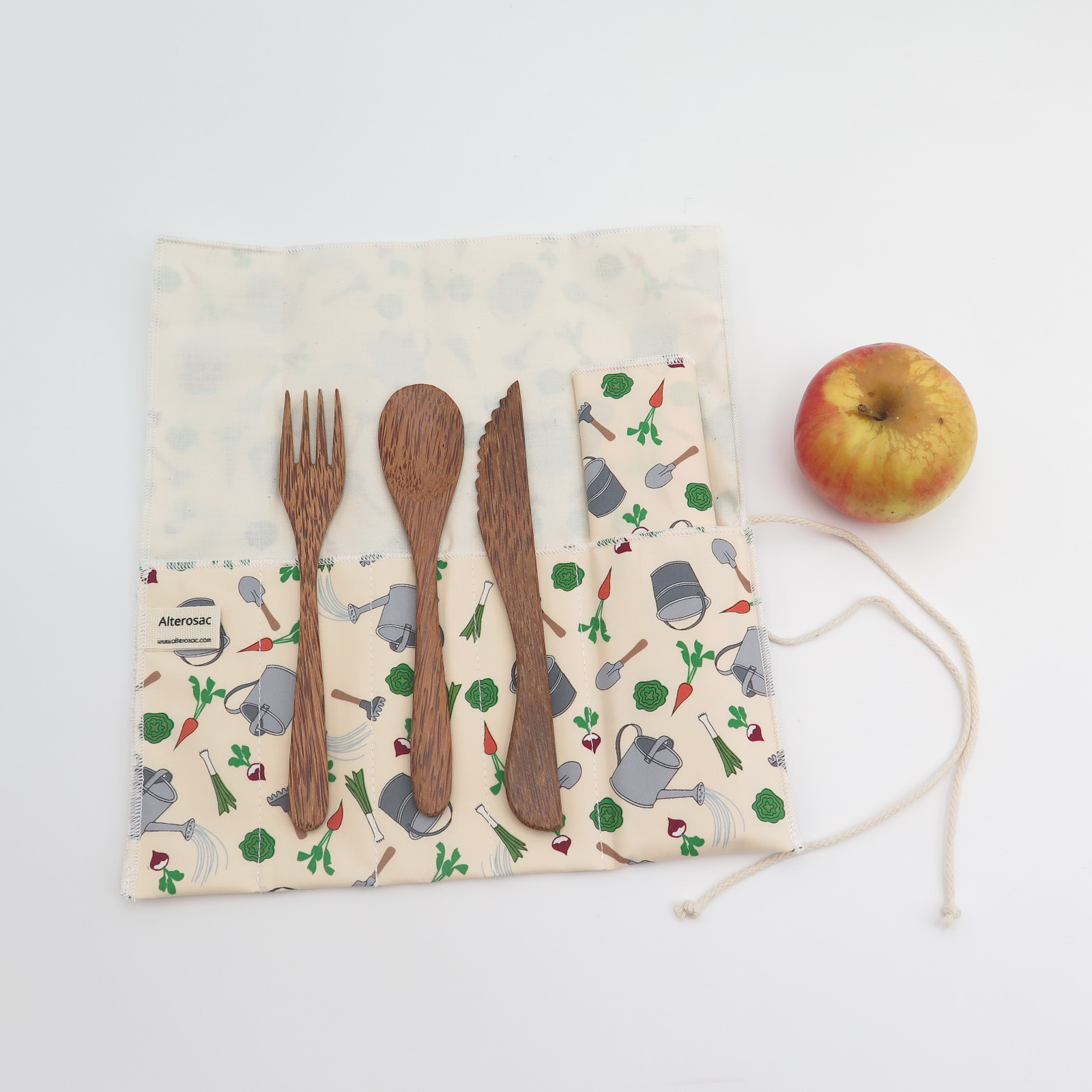 Etui à couverts en coton bio 5