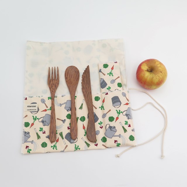 Etui à couverts en coton bio 5