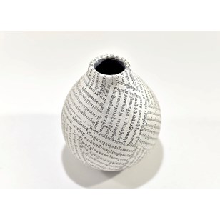 Vase en papier recyclé