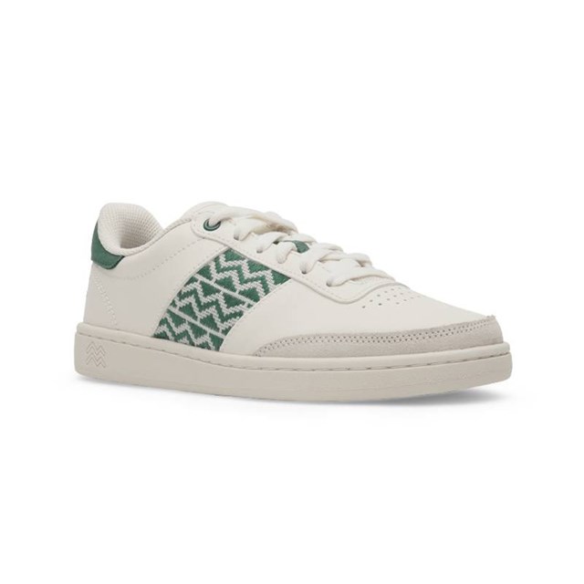 Basket rétro en cuir beige - N’go 7