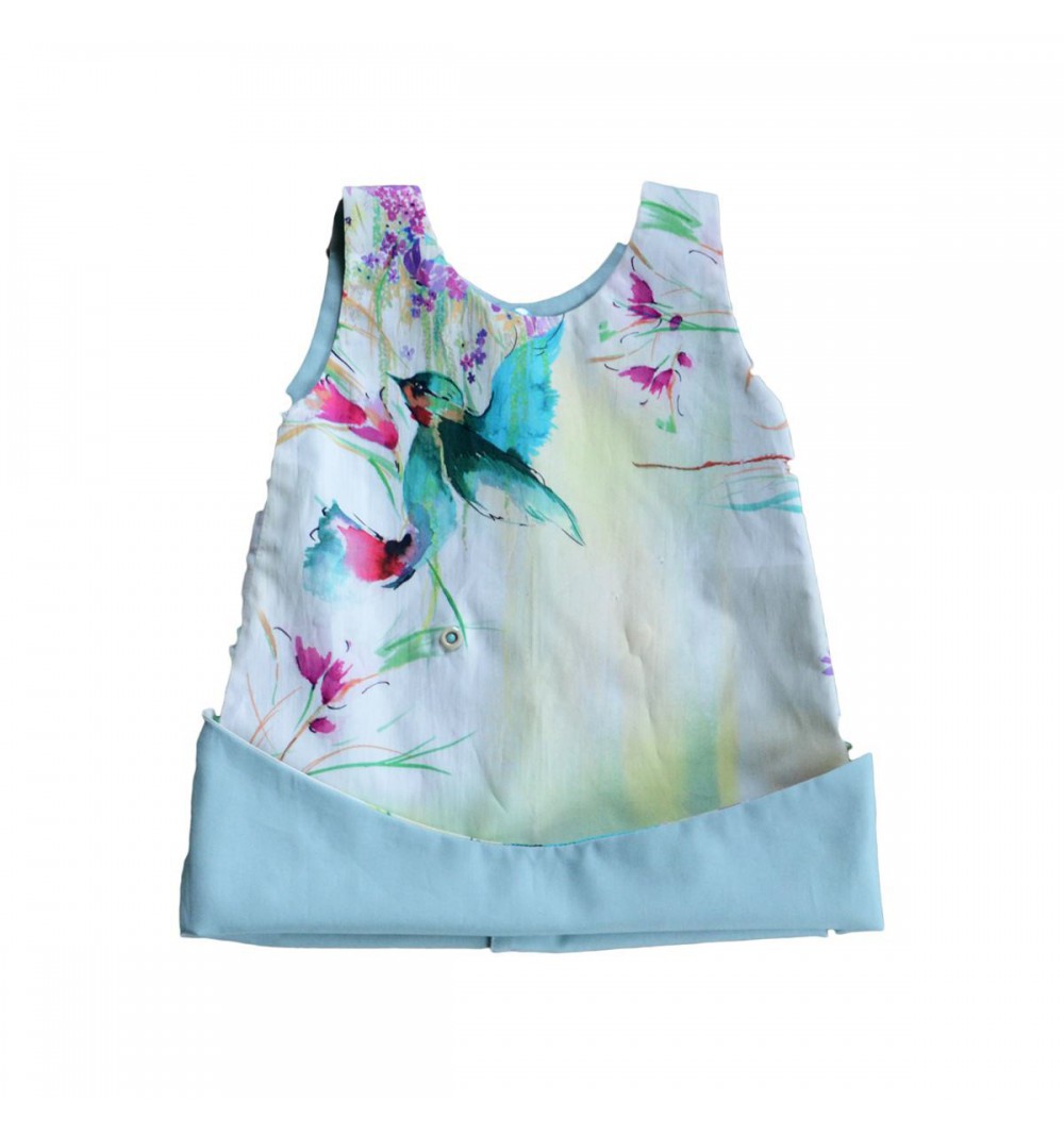 Robe évasée évolutive en coton bio - Kolibri 10