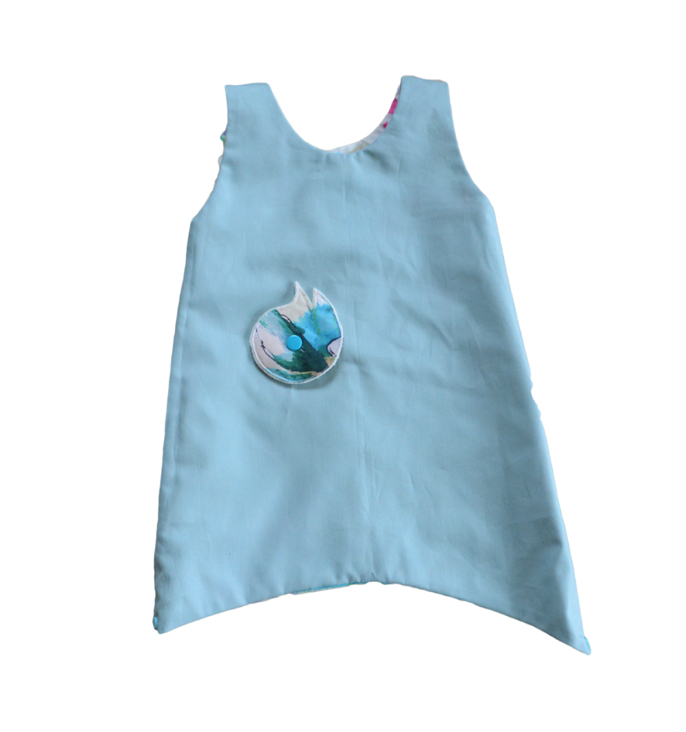 Robe évasée évolutive en coton bio - Kolibri 13