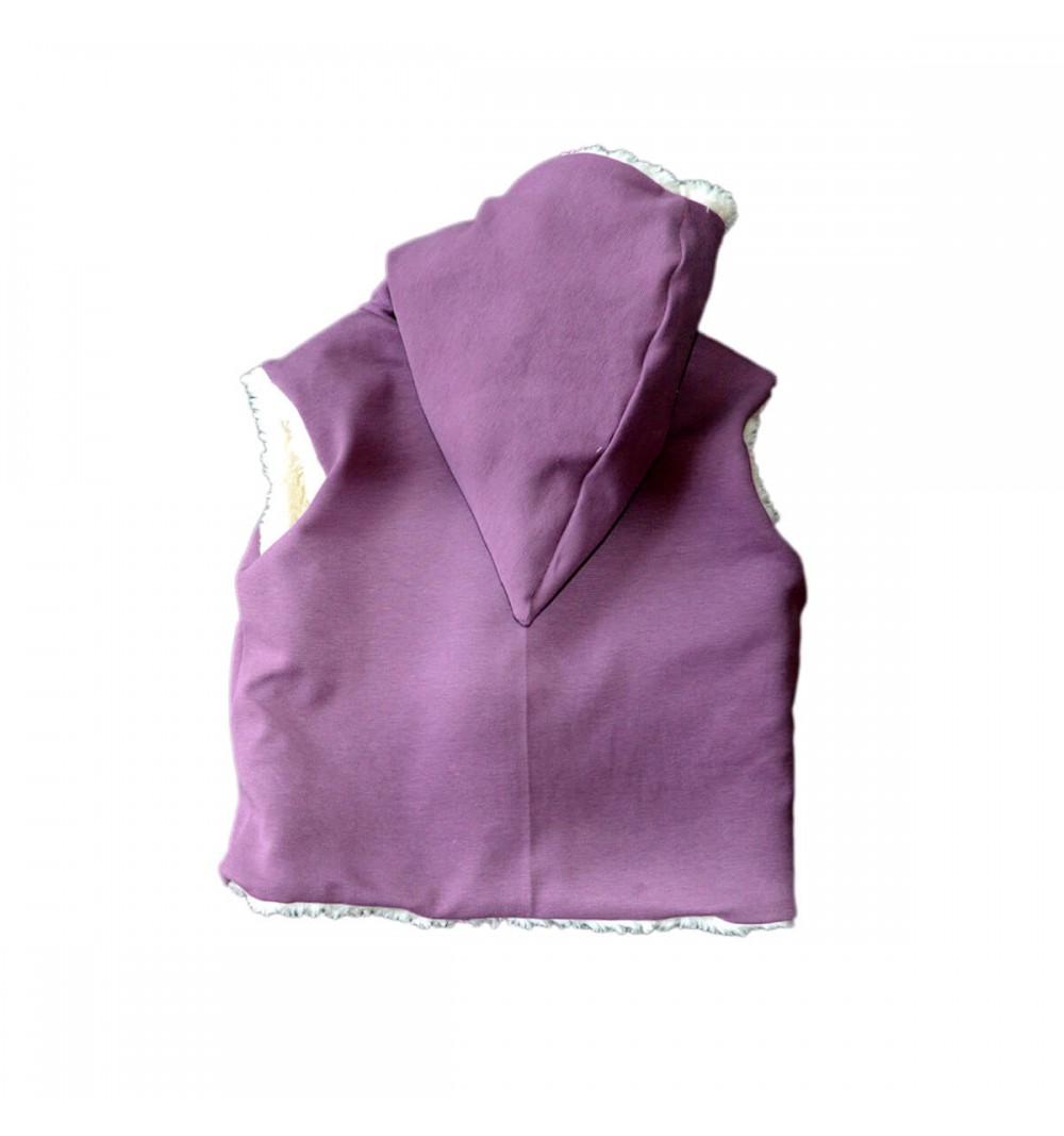 Veste sans manches en coton bio - Réversible et évolutive 18