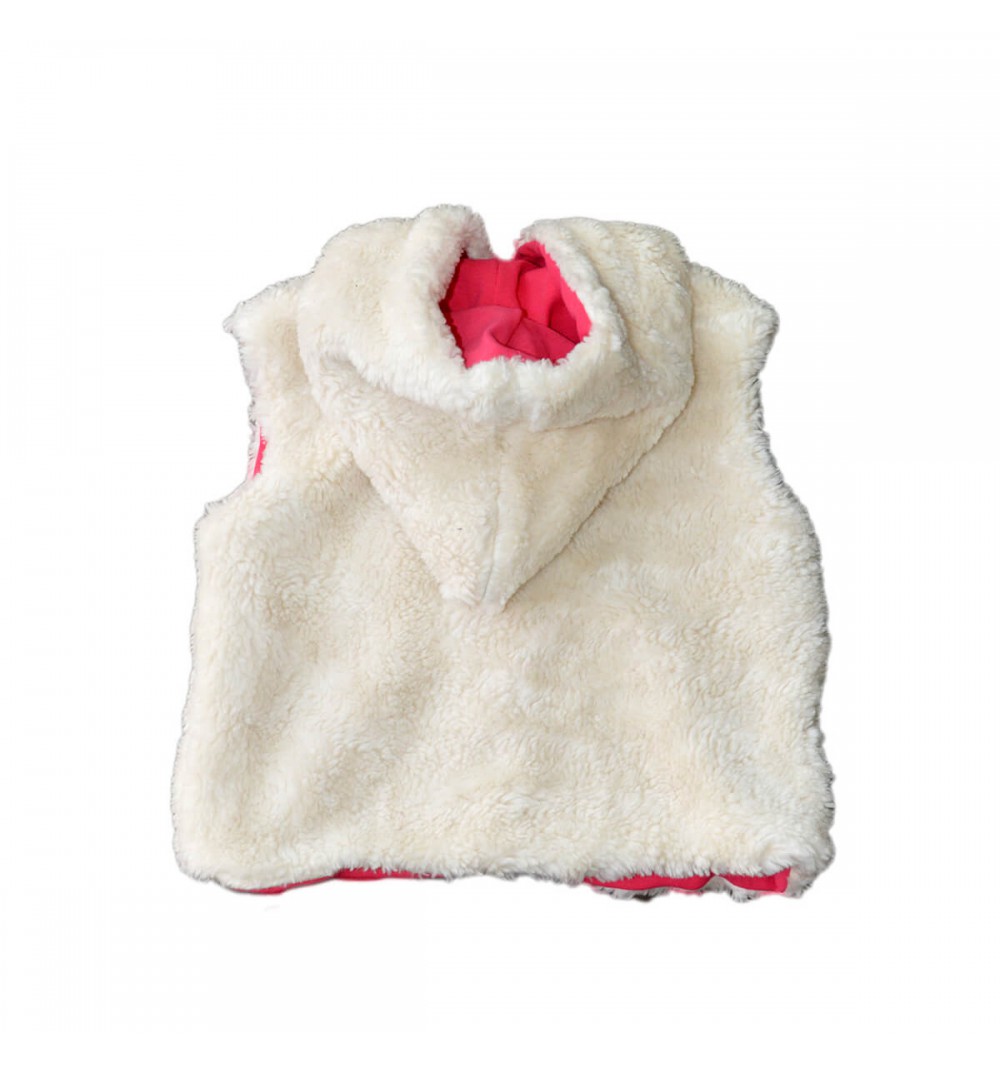 Veste sans manches en coton bio - Réversible et évolutive 12