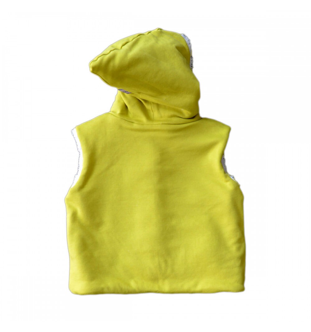 Veste sans manches en coton bio - Réversible et évolutive 5