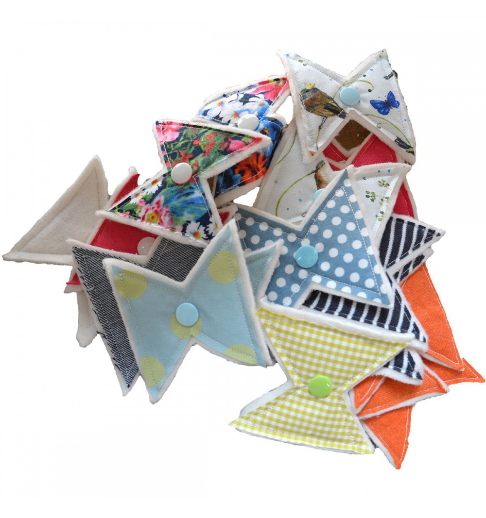 Déco pour vêtement à clipser en coton bio - Noeud papillon 2