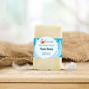 Savon solide biologique sans huile essentielle - 100g - Tout Doux