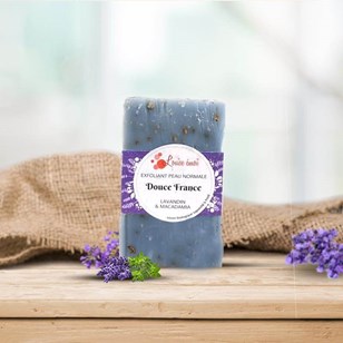 Savon solide biologique exfoliant - 100g - Douce France
