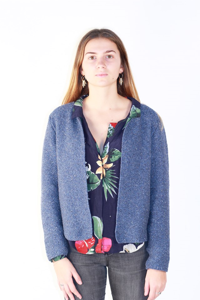 Cardigan Romarin bois de rose 3