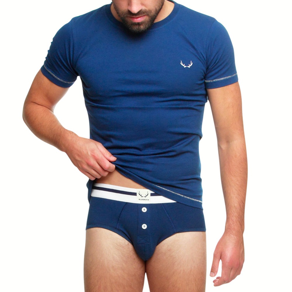 T-shirt bleu marine 2