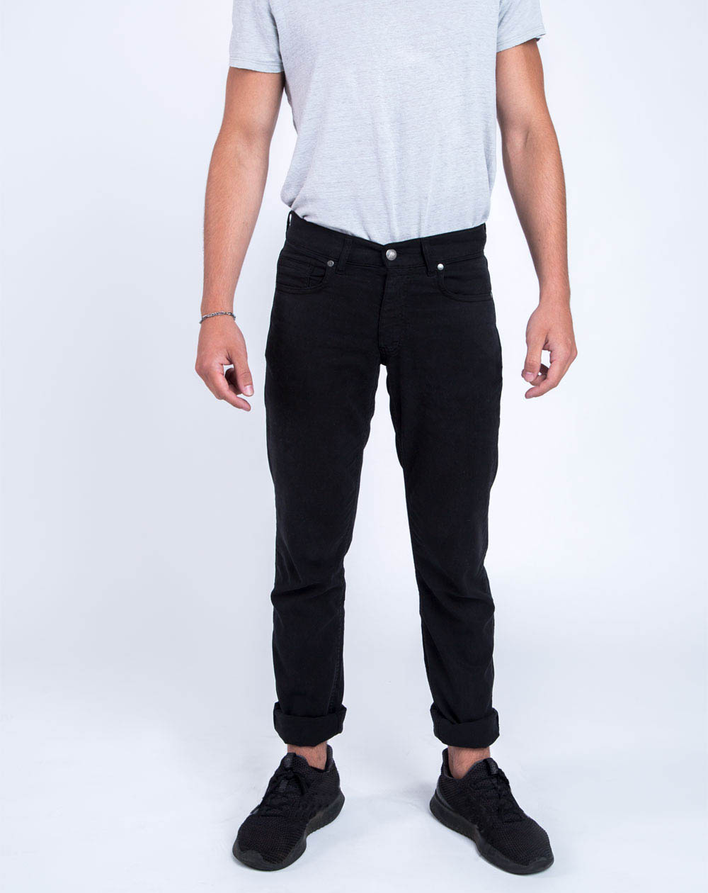 PANTALON 5 POCHES ZANZIBAR DROIT COLORIS NOIR TENCEL ET COTON RÉCYCLÉ 2