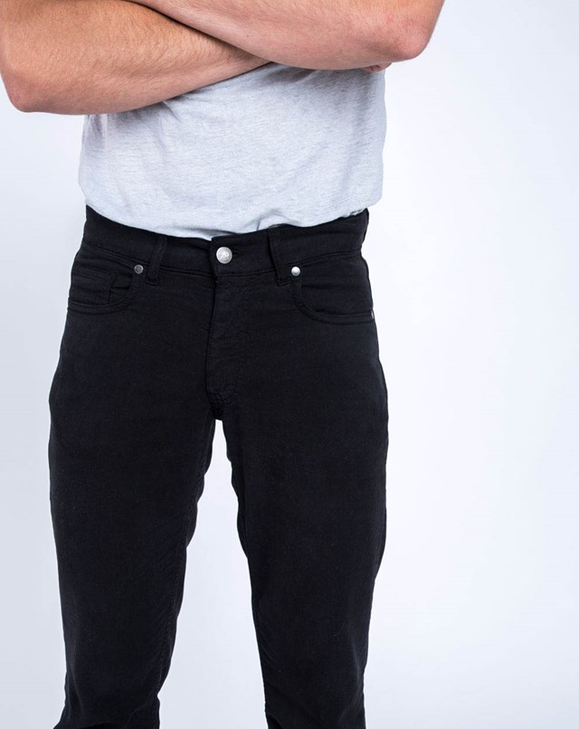 PANTALON 5 POCHES ZANZIBAR DROIT COLORIS NOIR TENCEL ET COTON RÉCYCLÉ 3