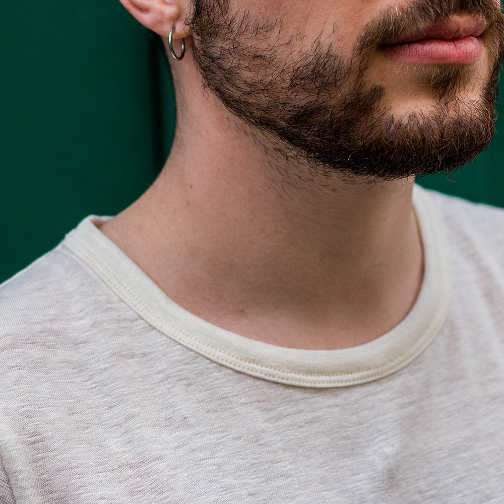 T-shirt Zumoi écru en lin 2