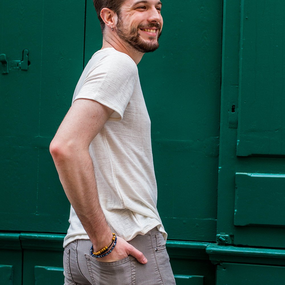 T-shirt Zumoi écru en lin 4