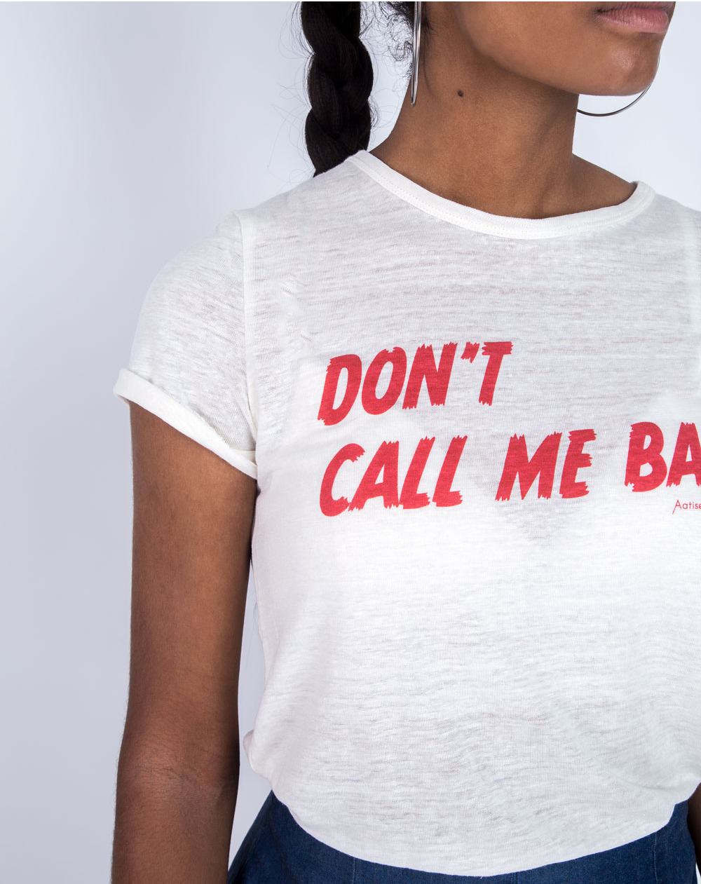 Top Mathilde 100% lin Don’t Call Me Baby  2