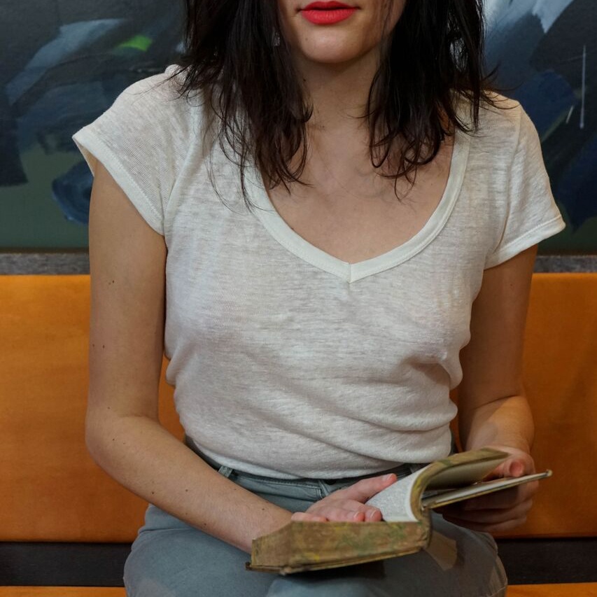 T-SHIRT ZAZIE 100% LIN, UNI OFFWHITE 3