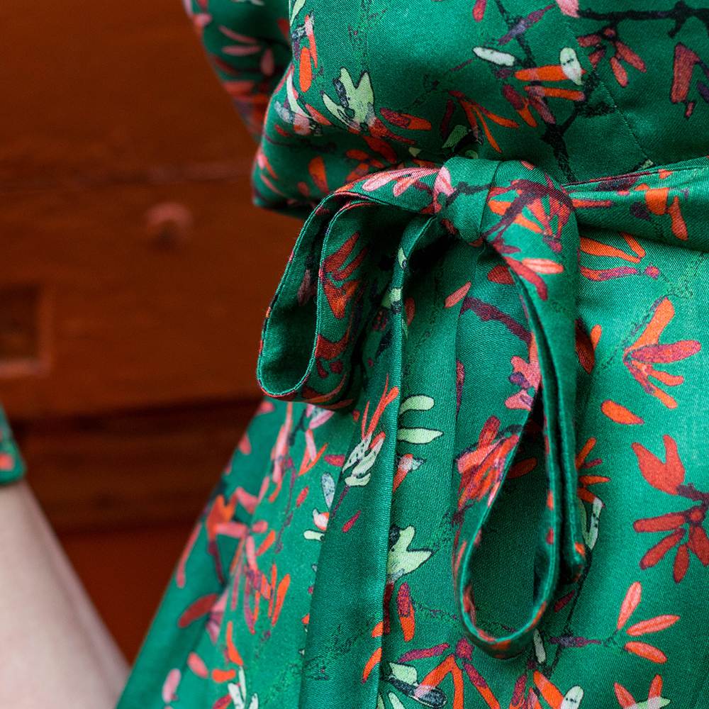 Chemisier Zaski portefeuille viscose imprimé 2