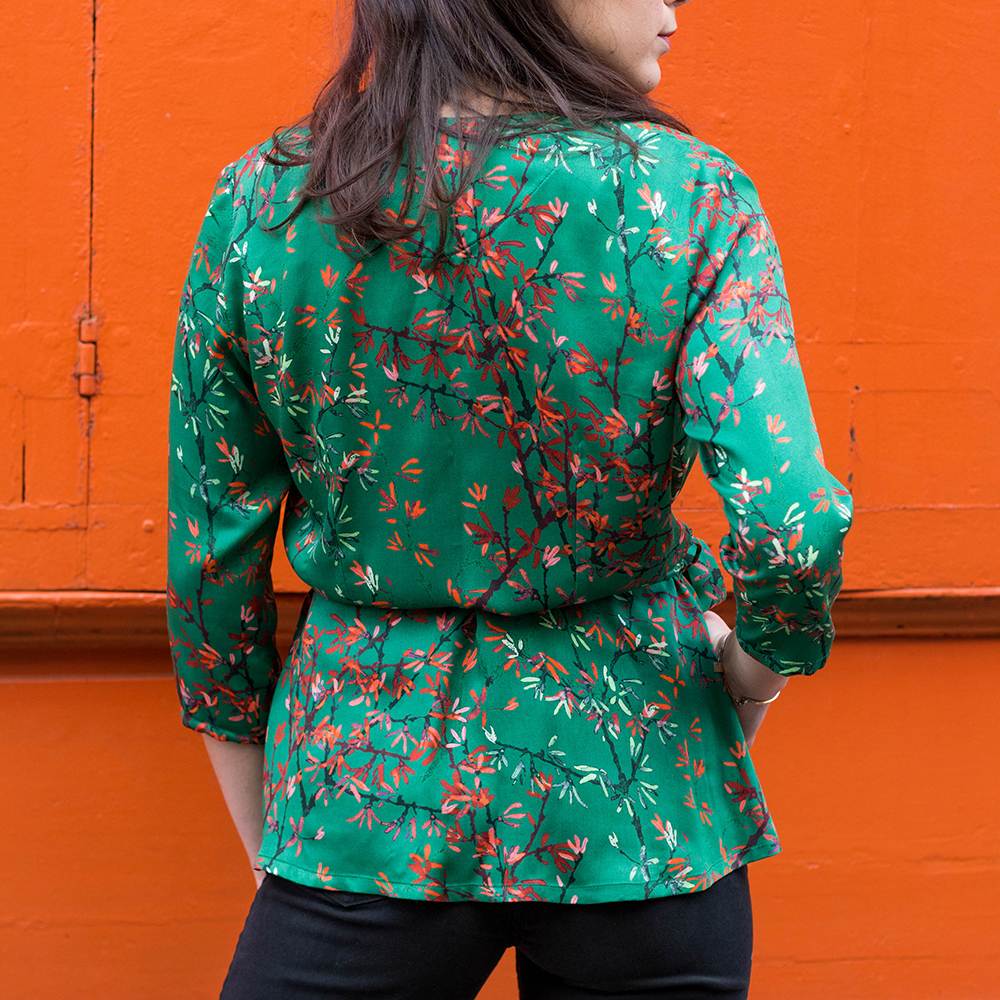 Chemisier Zaski portefeuille viscose imprimé 5