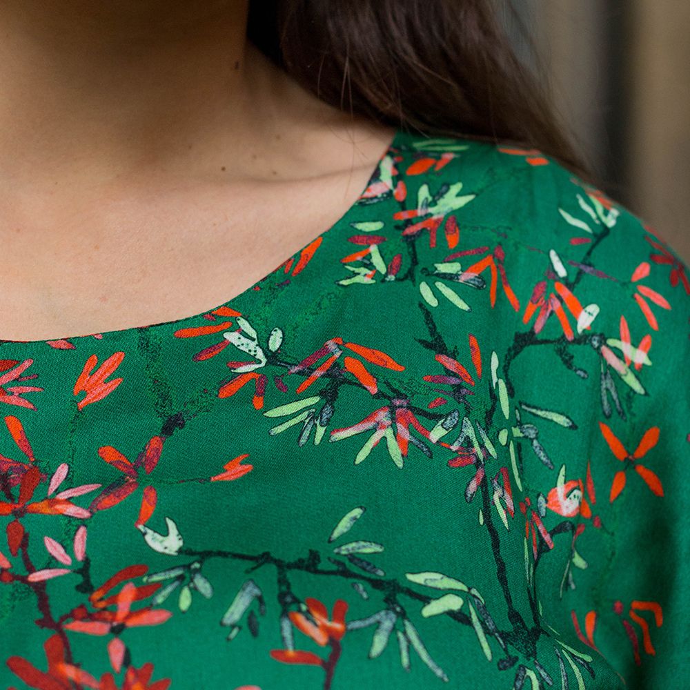 TOP ZENON 100% VISCOSE IMPRIMÉ KIMONO  3