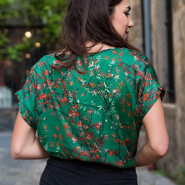 TOP ZENON 100% VISCOSE IMPRIMÉ KIMONO  4