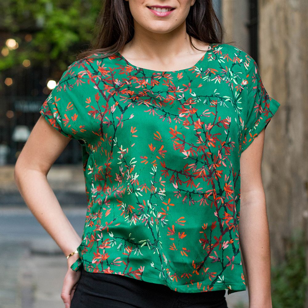 TOP ZENON 100% VISCOSE IMPRIMÉ KIMONO  5