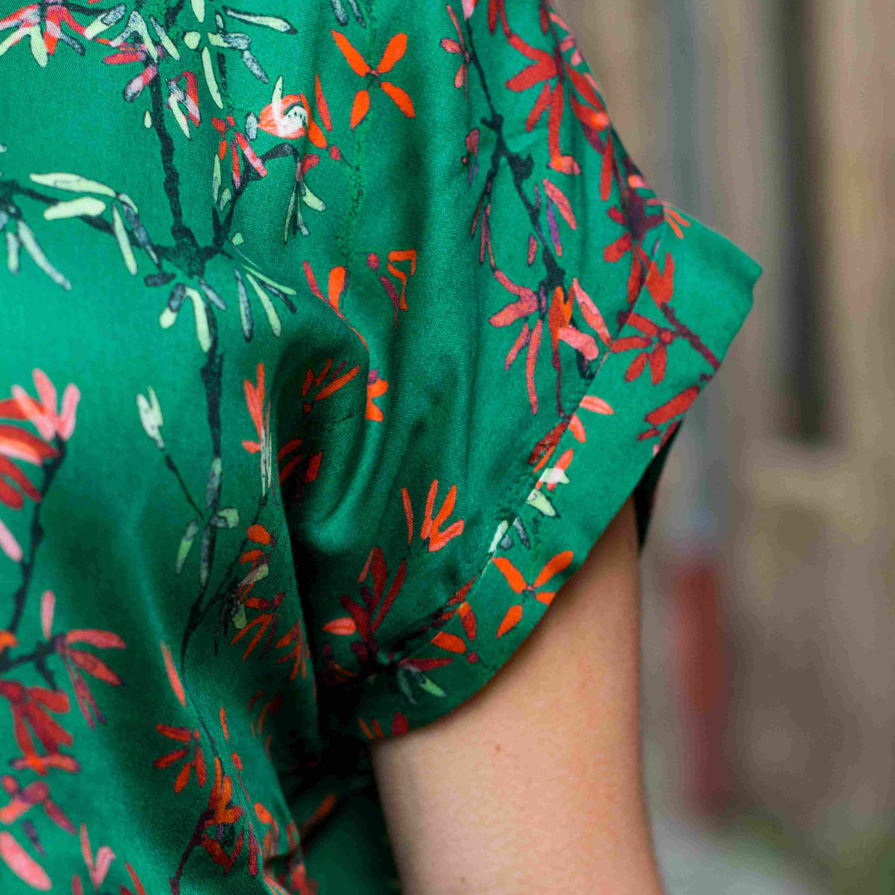 TOP ZENON 100% VISCOSE IMPRIMÉ KIMONO  2