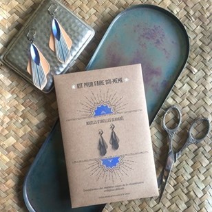 Kit DIY - Boucles d'oreilles scarabée