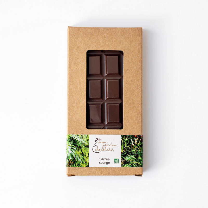 Ma tablette de chocolat bio praliné Sacrée courge 4