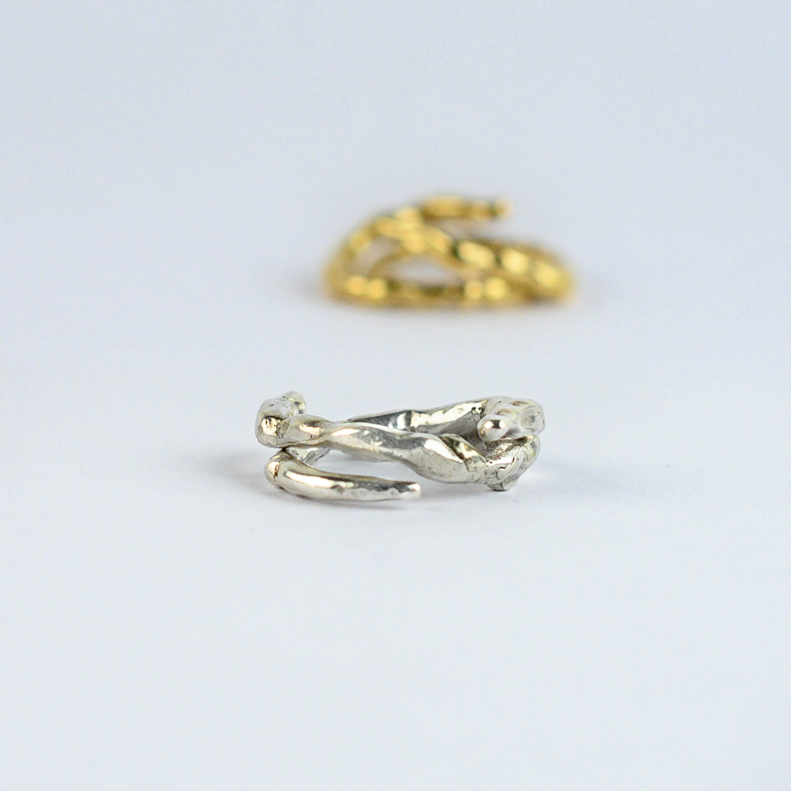 Anneau Zéphyr - Argent massif ou bronze doré  6