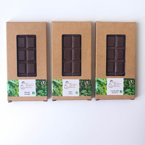 Mon pack dégustation tablettes de chocolat bio praliné