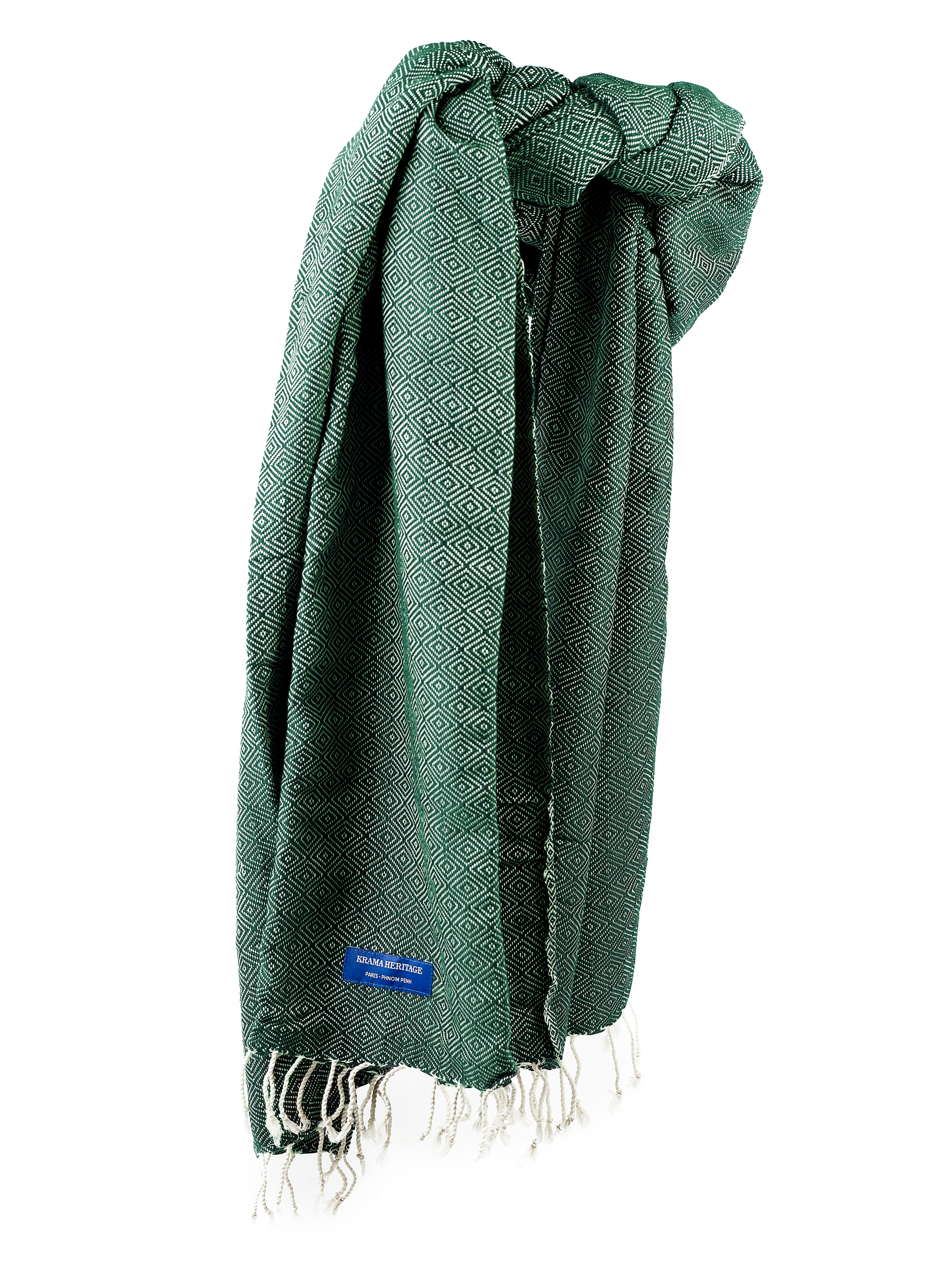 Le Grand Krama Chaud Vert Forêt 3