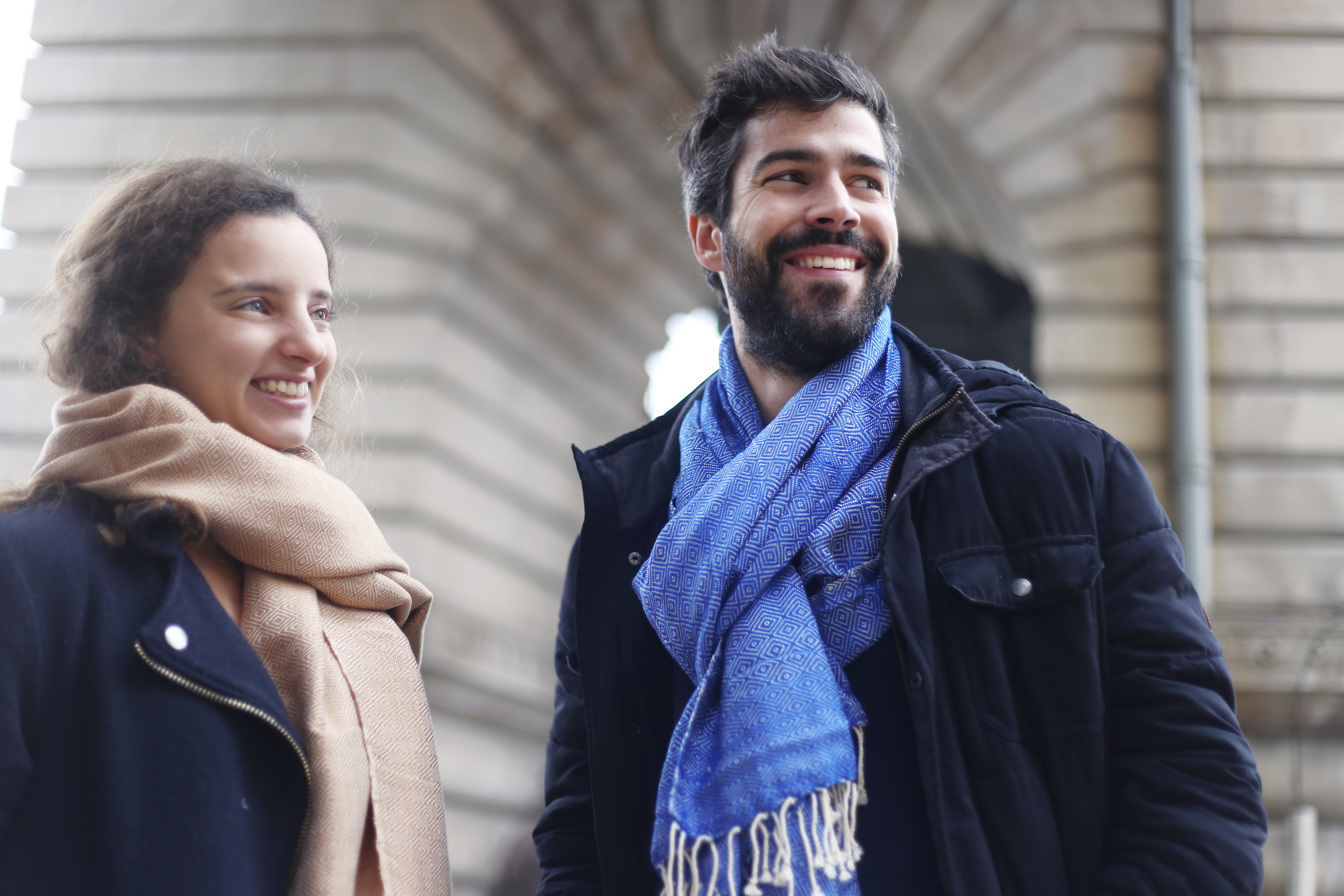 Le Grand Krama Chaud Bleu Indigo  4