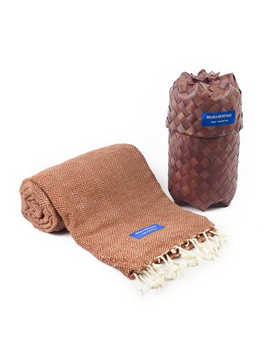 Le Grand Krama Chaud Noisette