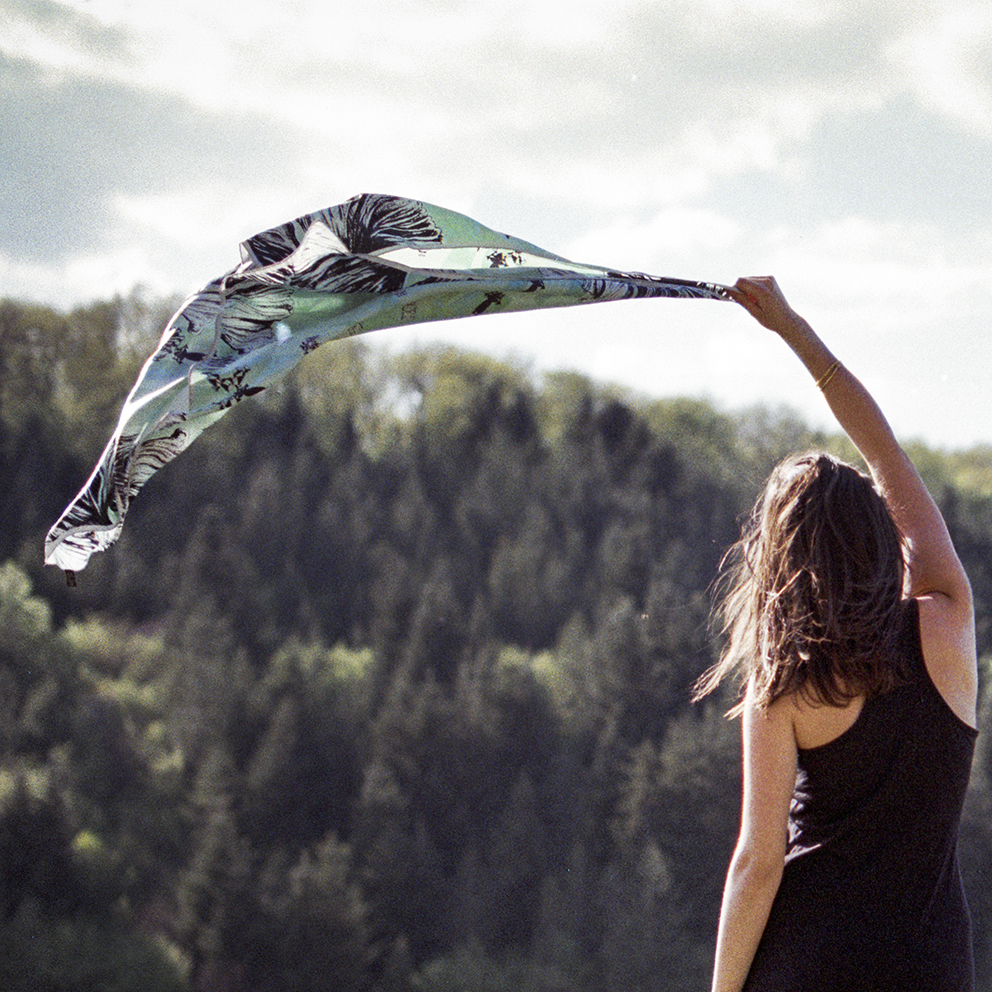 Foulard en soie secrets 4