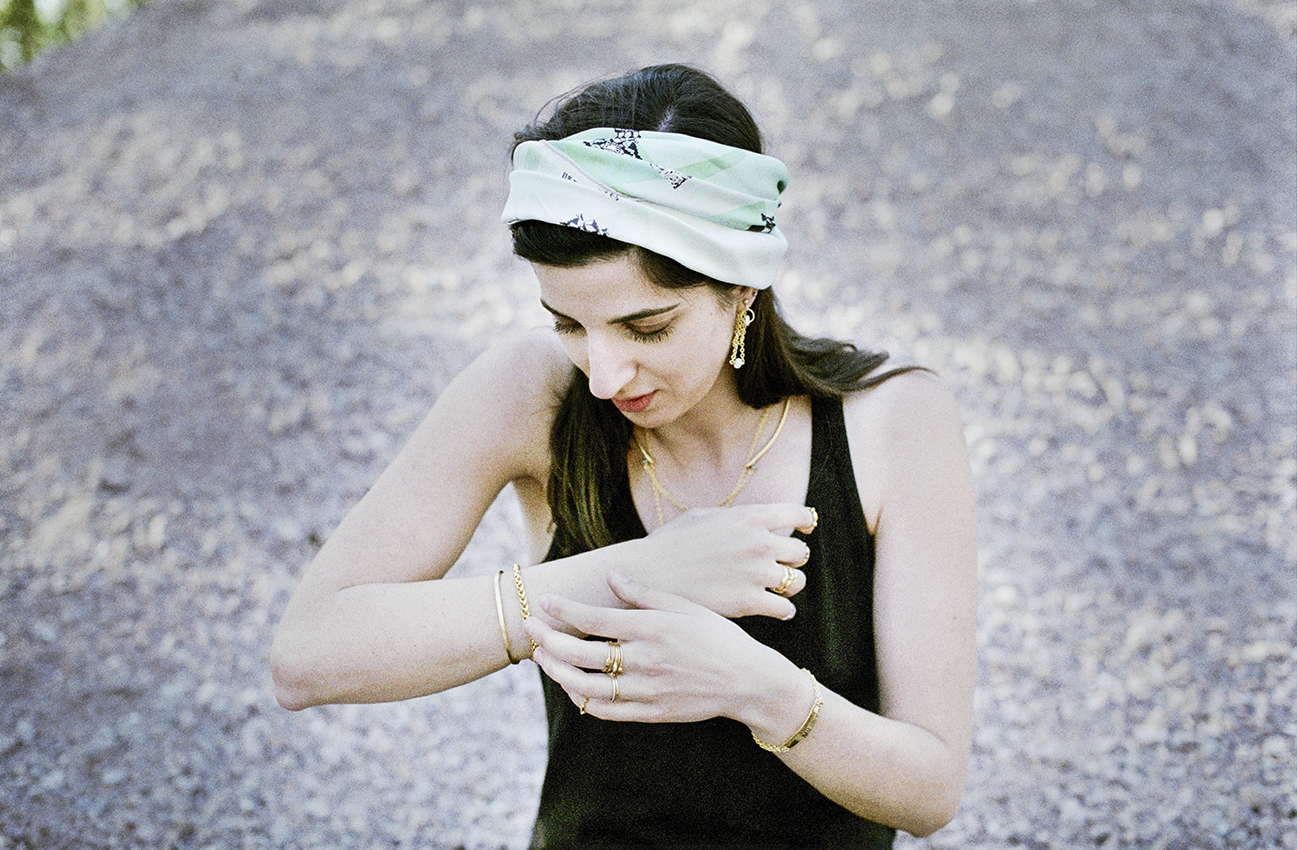 Foulard en soie secrets 5