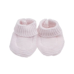 Chaussons en Coton Bio Pivoine - 1 mois