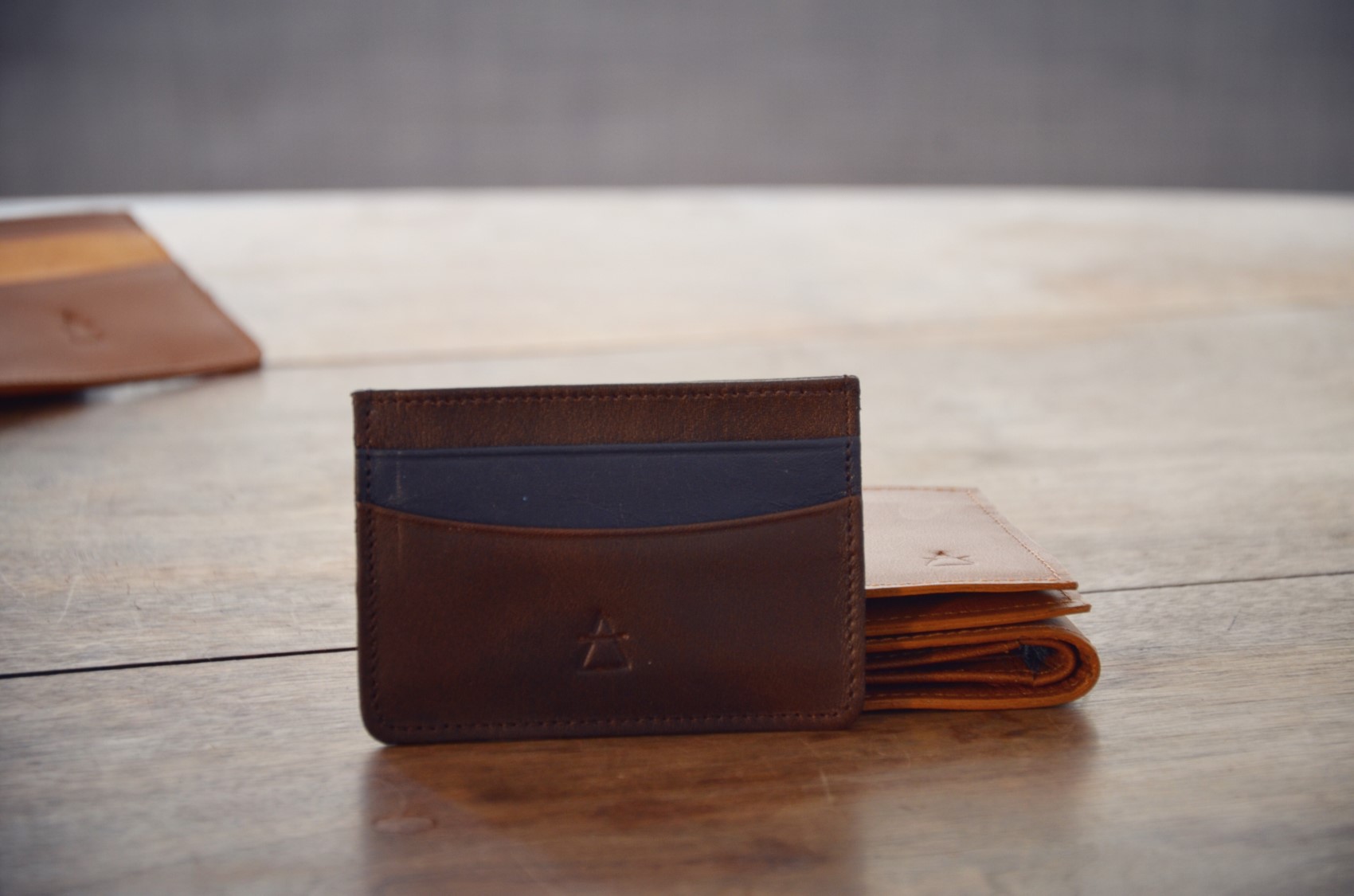 Porte-carte en cuir pachamama