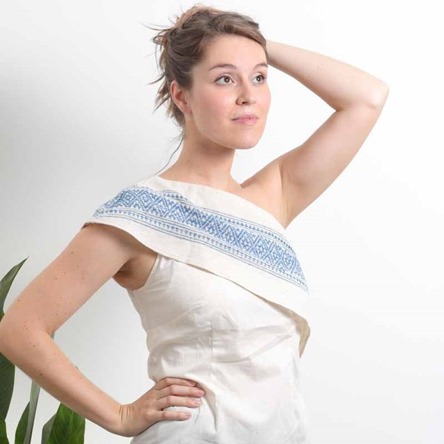 Top Tai Muang  Coton Bio - Blanc 3
