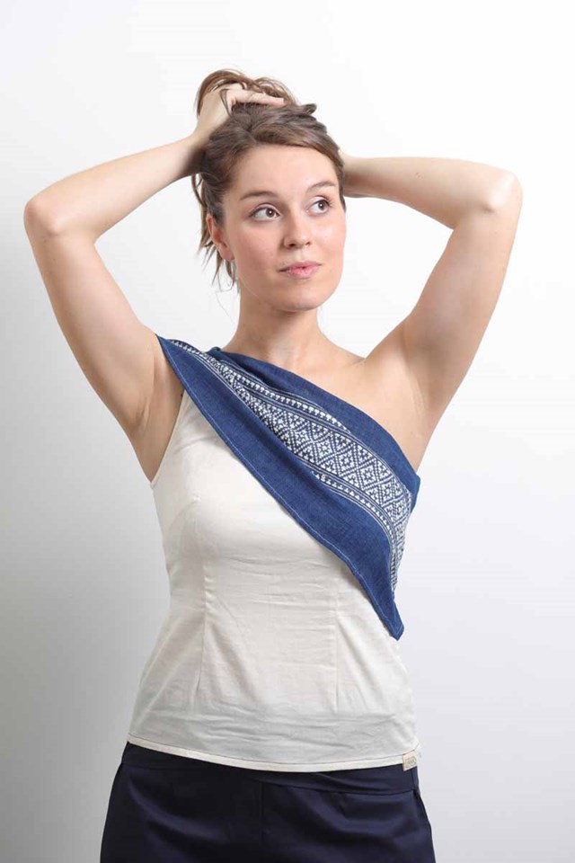 Top Tai Muang  Coton Bio - Blanc 5