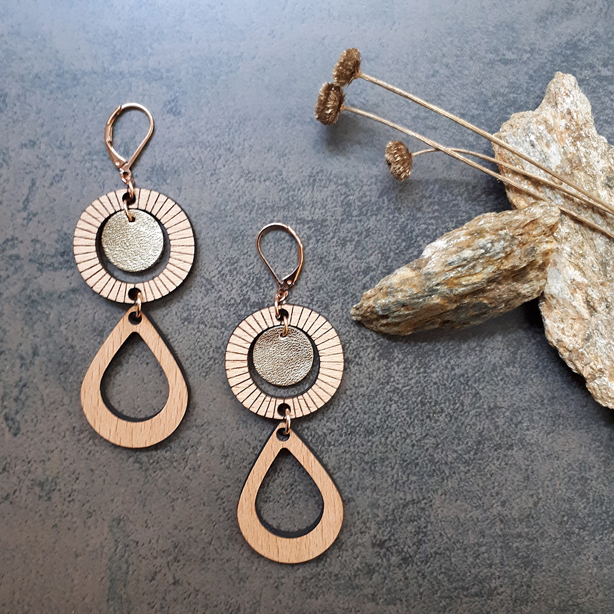 Boucles d'oreilles ETHNIQUE Or 3